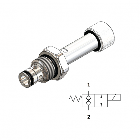 WINMAN WVSV08 SERİSİ 2/2 ÇİFT ÇEKLİ POPET KARTRİÇİ