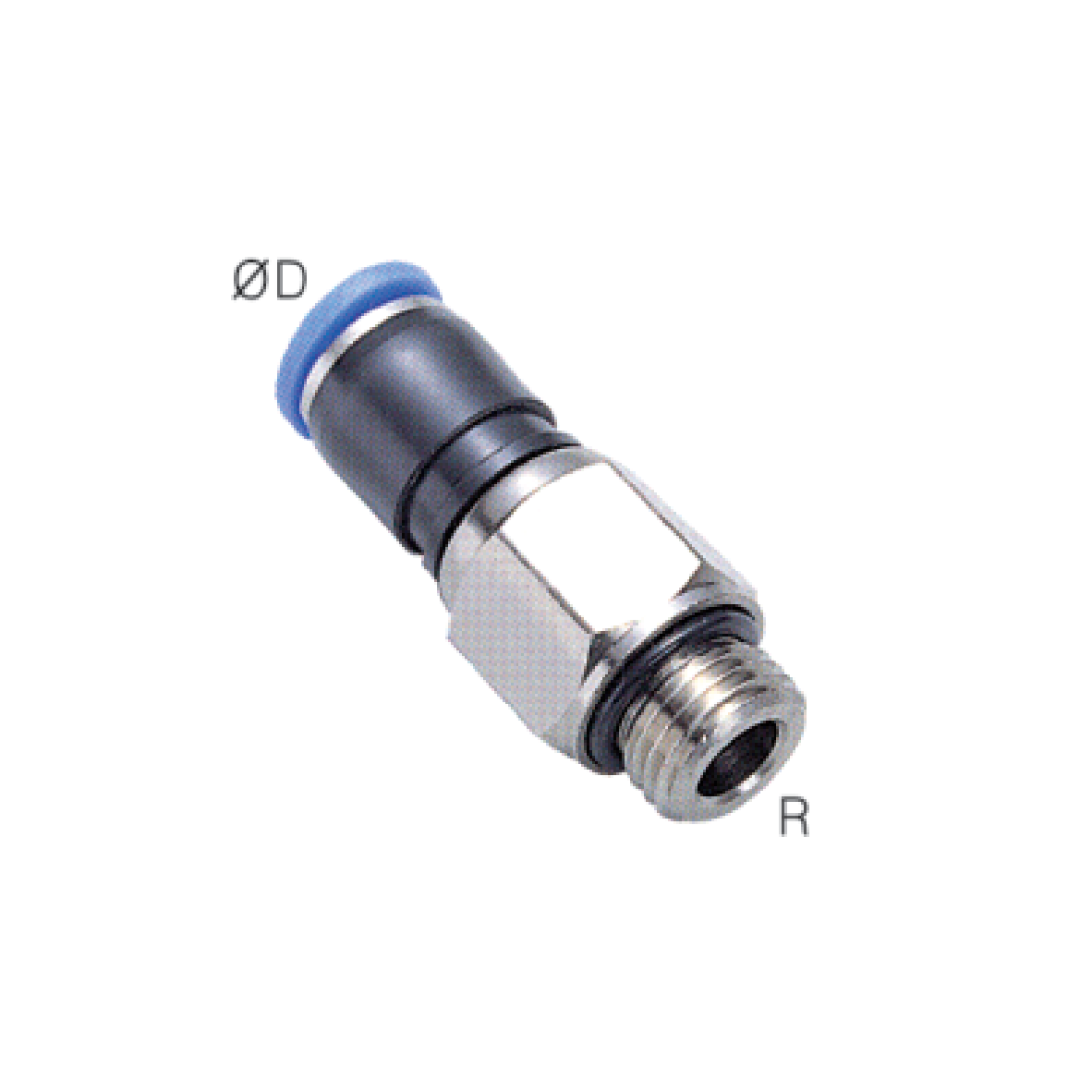 SANG-A SPEED ROTATING STRAIGHT CONNECTOR FITTING - NRC