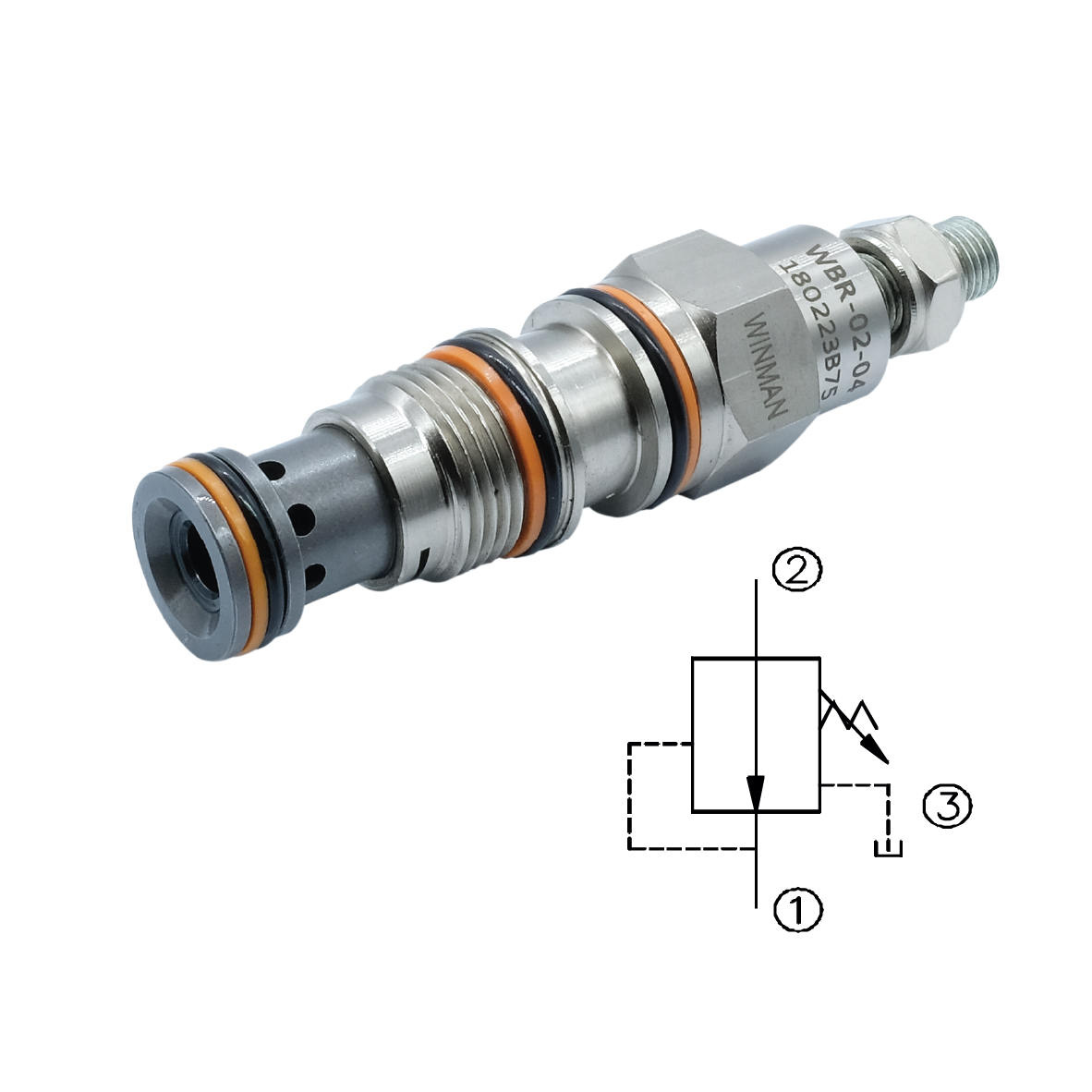 WINMAN KARTUSCHE PILOT BETAETIGT DRUCKMINDERVENTIL-WBR SERIE