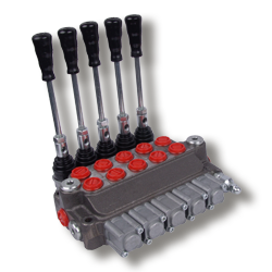 HYDRAULIC 5 SPOOLS MONOBLOCK LEVER DIRECTIONAL VALVES