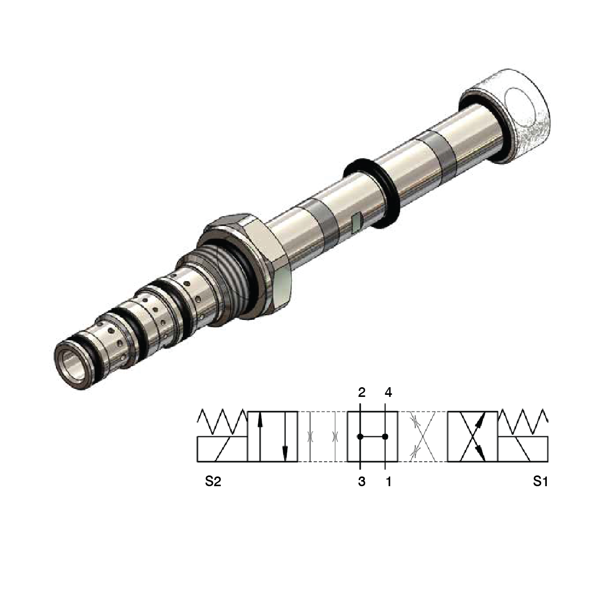 WINMAN WVB0.S08.C SERİSİ 4/3 SOLENOID VALFLER