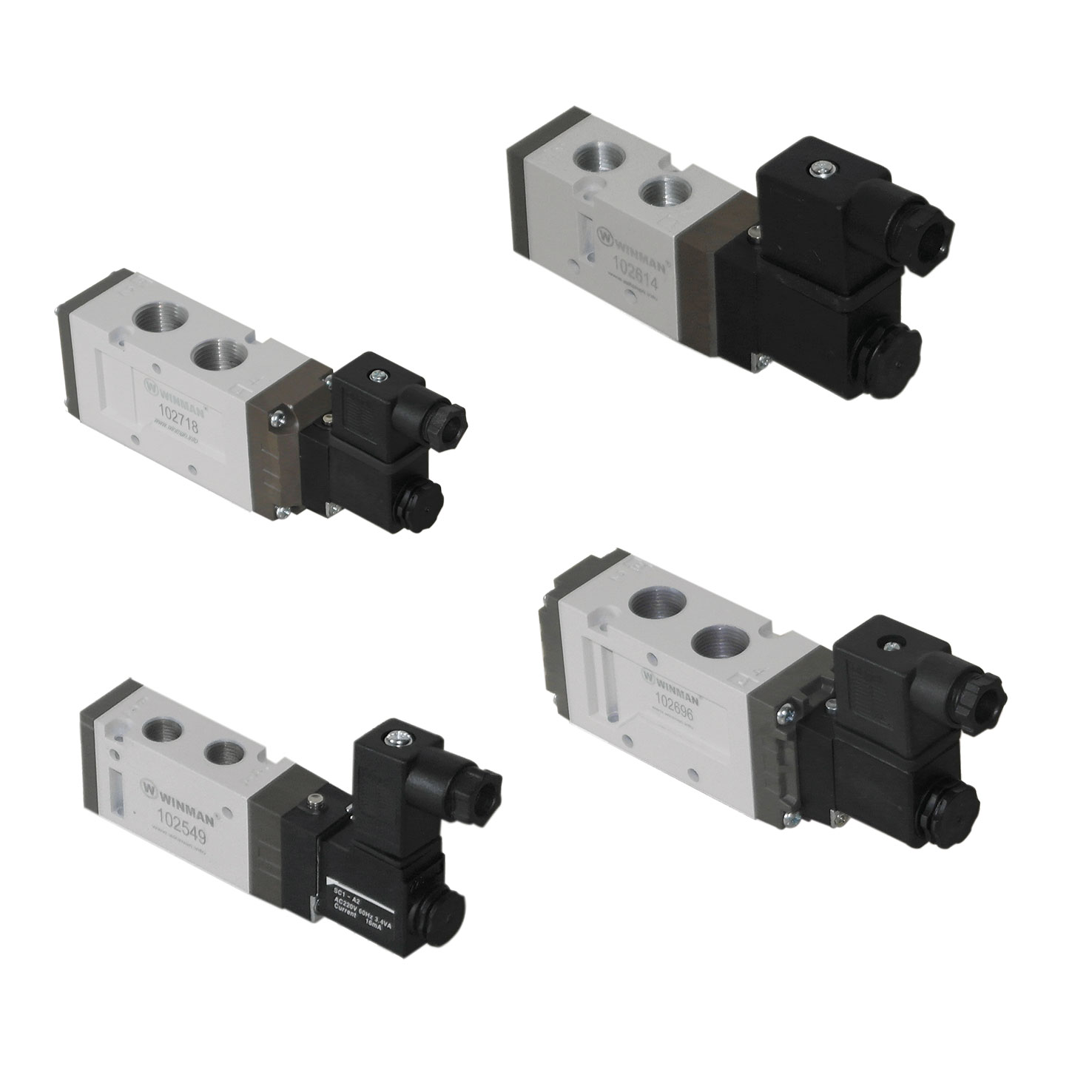 WINMAN SOLENOID OPERATED DIRECTIONAL VALVES  -SF SERIES